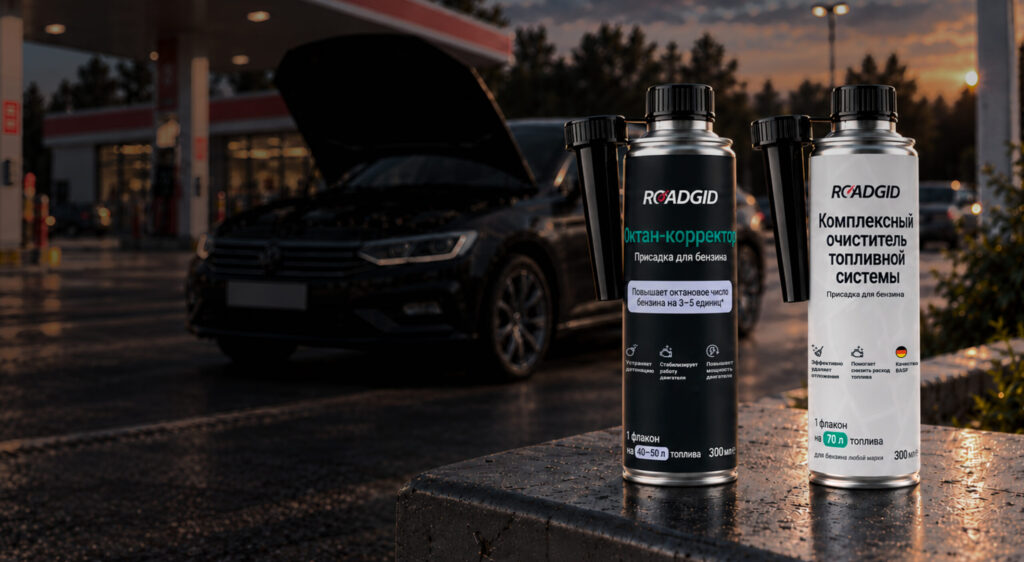 Используй Roadgid,
если после заправки
что-то пошло не так